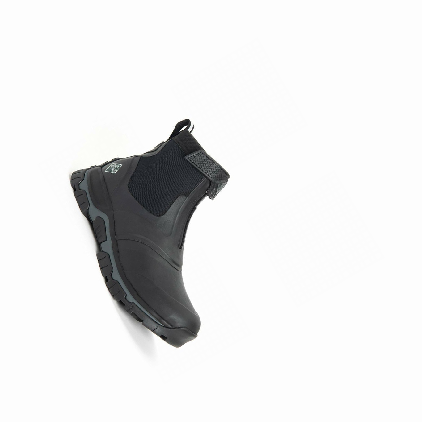 Men's Muck Apex Zip Short Boots Black | STVOZJ-152