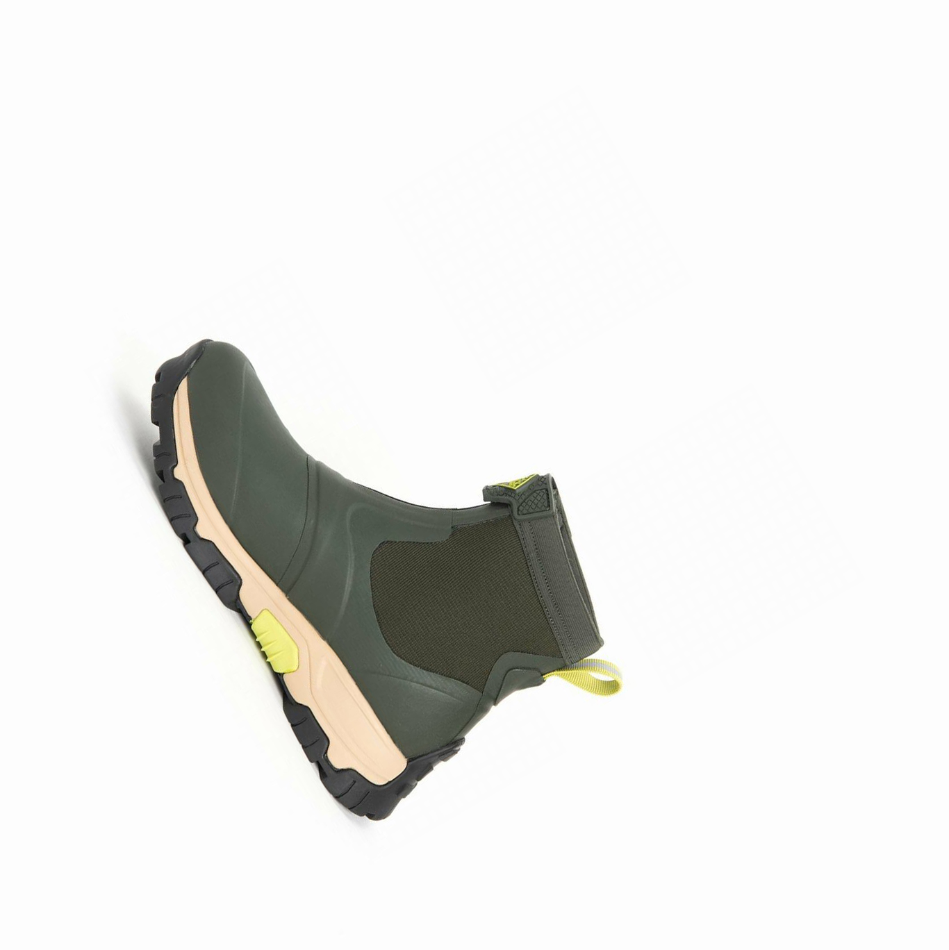 Men's Muck Apex Zip Short Boots Green | EBNUSJ-796