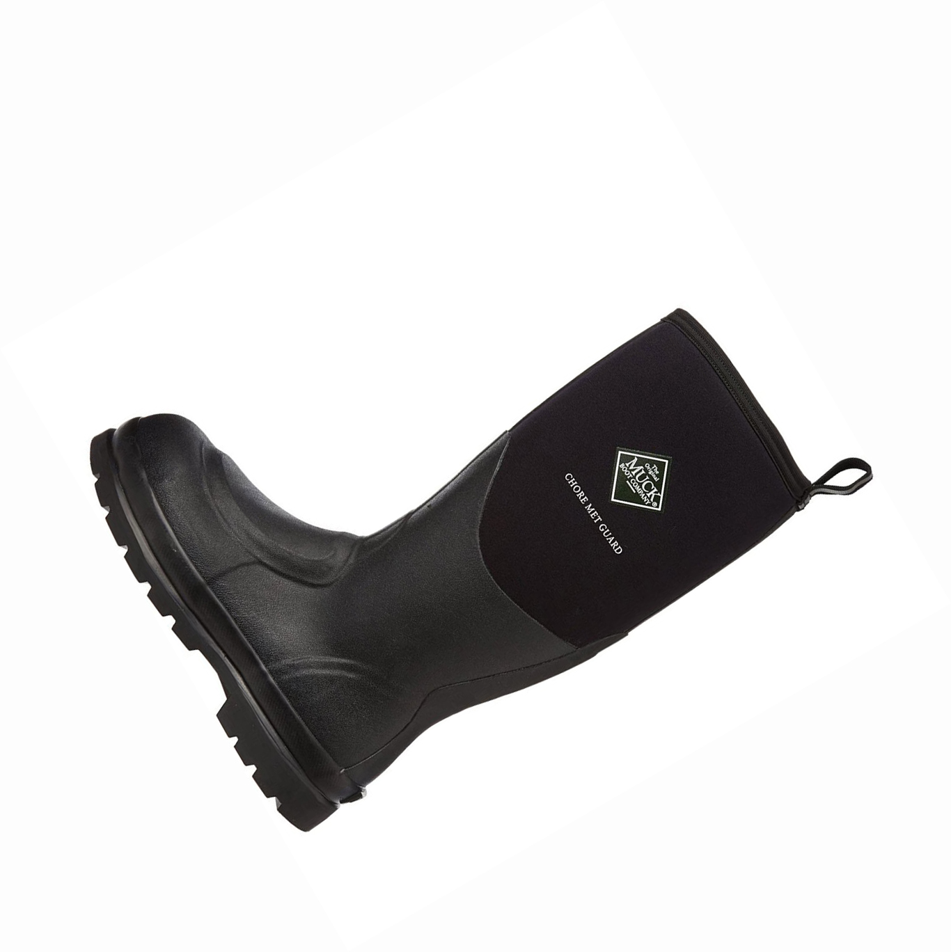 Men's Muck Chore Work Boots Black | DMJHXU-734