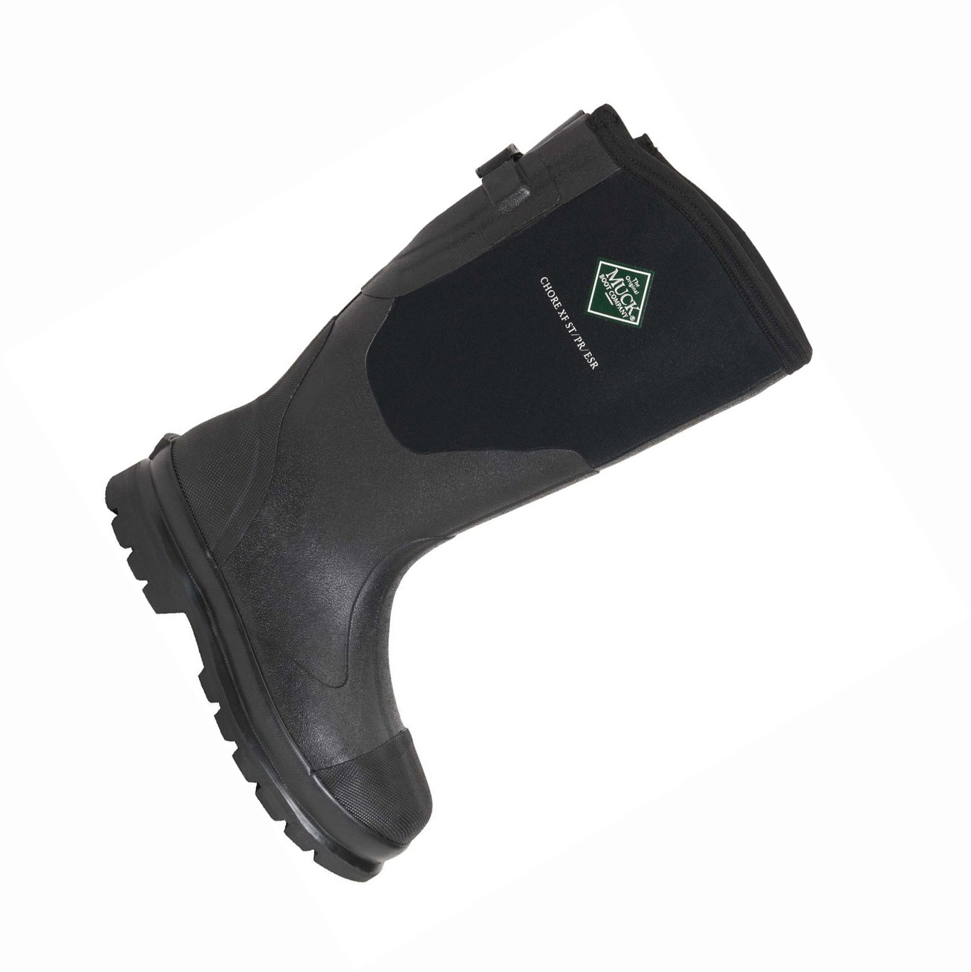 Men's Muck Chore Work Boots Black | RSTOZI-428