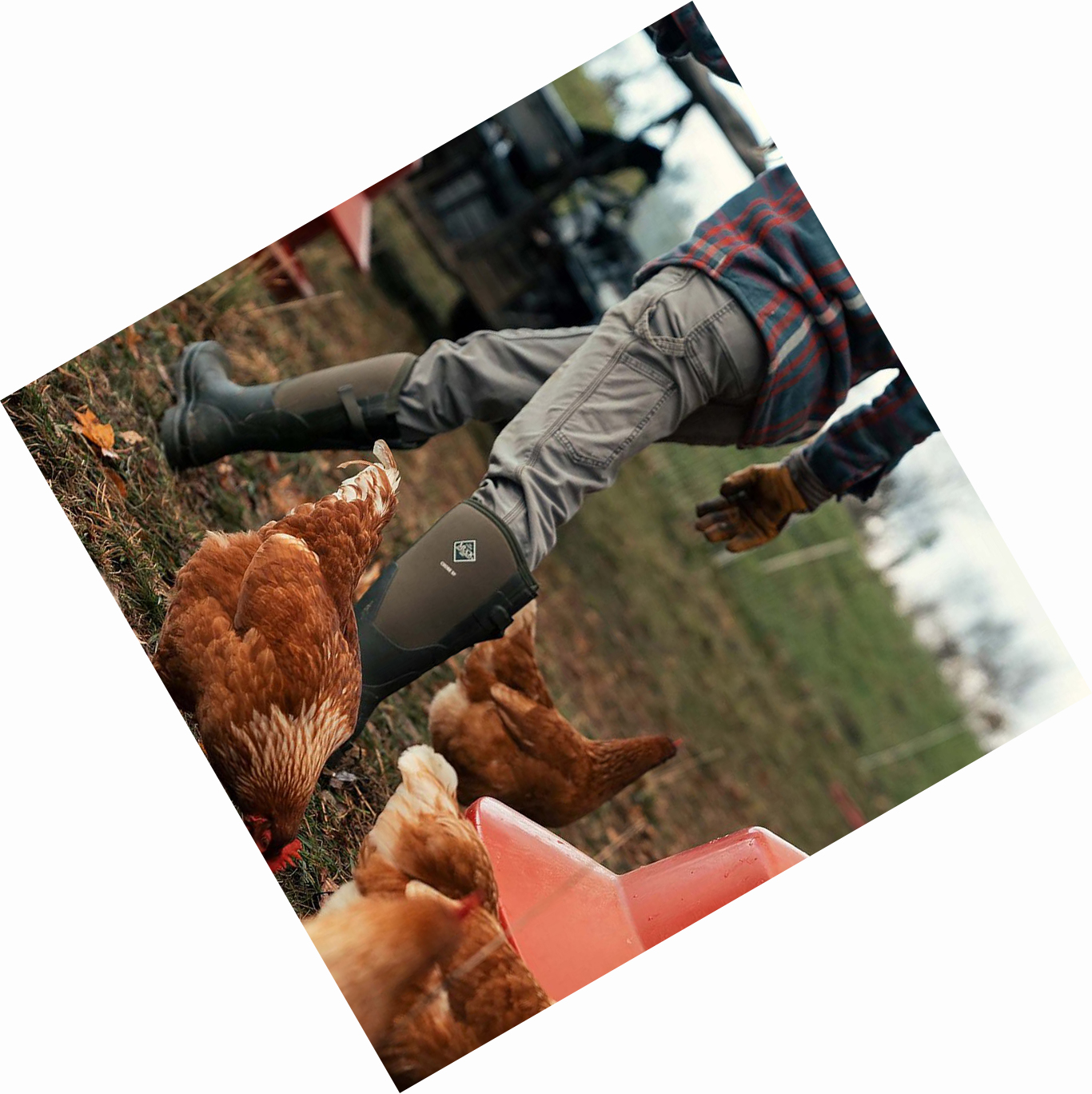 Men's Muck Chore Work Boots Black | YIESKU-641