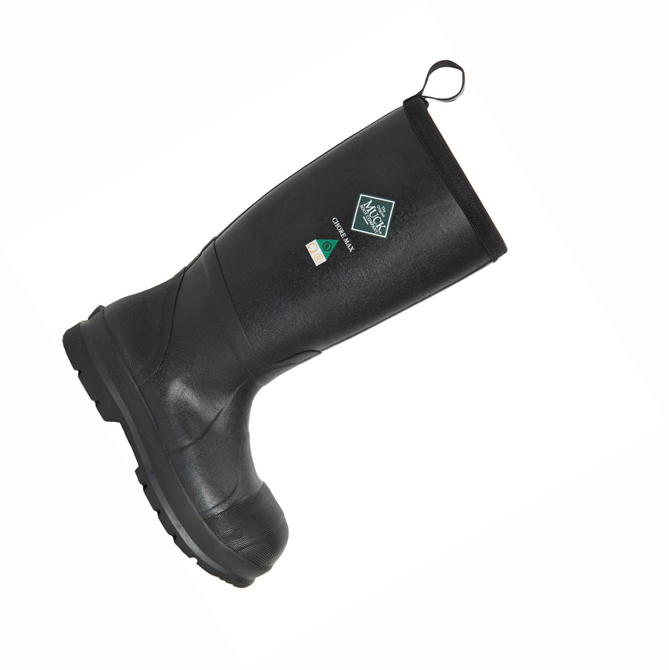 Men's Muck Chore Work Boots Black | YQXCHL-869