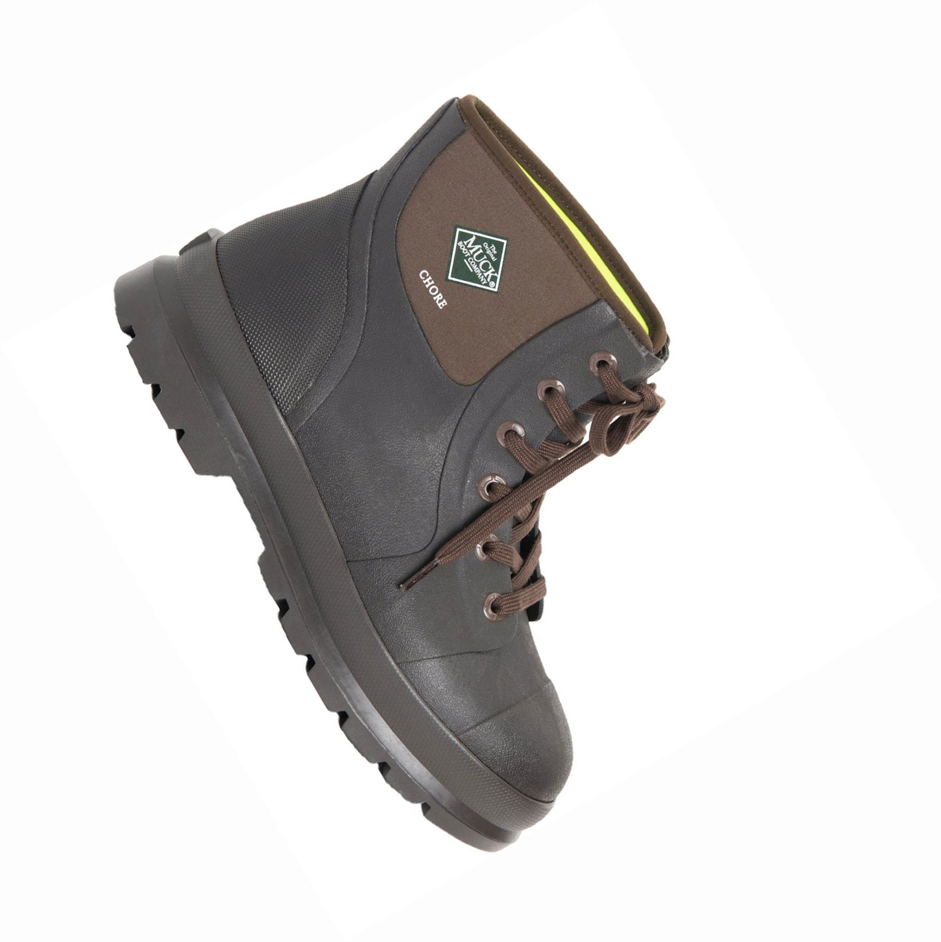 Men's Muck Chore Work Boots Brown | AGNWUH-064