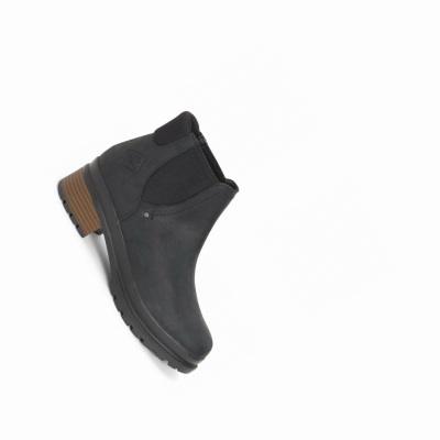 Women's Muck Liberty Chelsea Ankle Boots Black | NDHVZJ-089