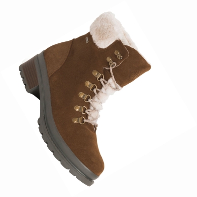 Women's Muck Liberty Winter Boots Brown | XRGFIY-398
